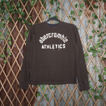XL - Vintage Y2K Abercrombie athletics university - Brown - XL
