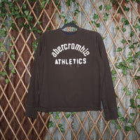 XL - Vintage Y2K Abercrombie athletics university - Brown - XL