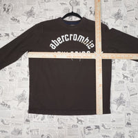 XL - Vintage Y2K Abercrombie athletics university - Brown - XL