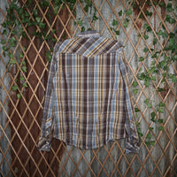 large - Vintage Y2K True Religion chief keef - Brown - L