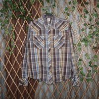 large - Vintage Y2K True Religion chief keef - Brown - L