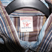 large - Vintage Y2K True Religion chief keef - Brown - L
