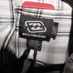 Vintage Y2K Billabong plaid button shirt surf skate style - White