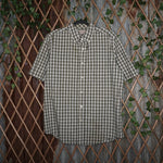medium - Vintage Y2K George plaid button essential shirt - White - M