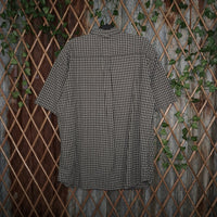 XL - Vintage Y2K Timberland button plaid embroidered - White - XL