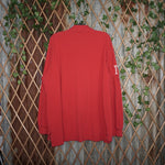 XL - Vintage Y2K Polo, Ralph Lauren embroider big pony long - Red - XL