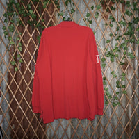 XL - Vintage Y2K Polo, Ralph Lauren embroider big pony long - Red - XL
