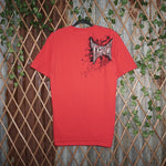 large - Vintage Y2K Tapout tap big logo jumbo print grunge - Red - L
