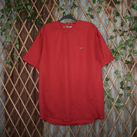 extra large - Vintage Y2K Nike all over print tee - Red - XL