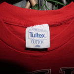 large - Vintage Y2K Nba all over print tee - Red - L