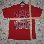 large - Vintage Y2K Nba all over print tee - Red - L