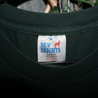 large - Vintage Y2K New Heights two excess dare air question - Green - L