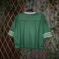 XL - Vintage Y2K Dreamworks shrek modern cropped football - Green - XL