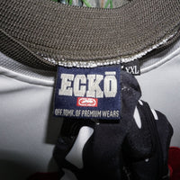 XXL - Vintage Y2K Ecko Unltd lightweight embroidered jersey - Green - XXL