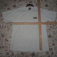 large - Vintage Y2K Mossimo embroidered stussy - White - L