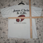 XL - Vintage Y2K American Vintage jesus christ life - White - XL