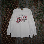 XL - Vintage Y2K Drunknmunky drunkenmunky poker - White - XL
