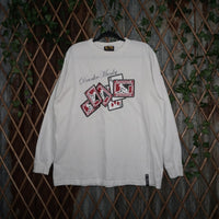 XL - Vintage Y2K Drunknmunky drunkenmunky poker - White - XL