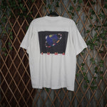 XL - Vintage Y2K Fruit Of The Loom suna front back double - White - XL