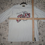 XL - Vintage Y2K Drunknmunky drunkenmunky poker - White - XL
