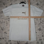 large - Vintage Y2K Oneita french quarter new orleans - White - L