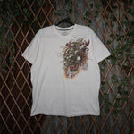 XL - Vintage Y2K Marc Ecko ung skull tribal mall goth - White - XL