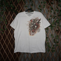 XL - Vintage Y2K Marc Ecko ung skull tribal mall goth - White - XL