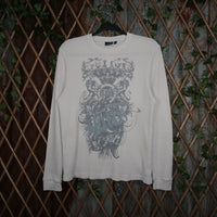 medium - Vintage Y2K Vans grunge royal tribal - White - M