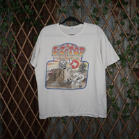 XL - Vintage Y2K zz top artist band music texas front back - White - XL