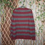 XL - Vintage Y2K Cherokee stripe knitted sweater - Red - XL