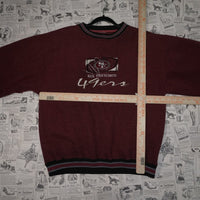 large - Vintage Y2K Nfl san francisco 49ers niners heather - Red - L