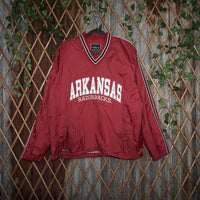 large - Vintage Y2K Holloway arkansas razorbacks pullover - Red - L