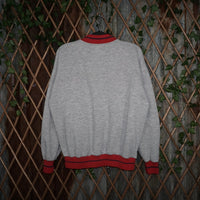 medium - Vintage Y2K Adidas zip track jacket stripe two tone - Red - M