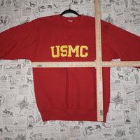 large - Vintage Y2K Russell Athletic smc russell crewneck - Red - L