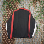 XXL - Vintage Y2K Wilson embroidered logo chest windbreaker - Black - XXL