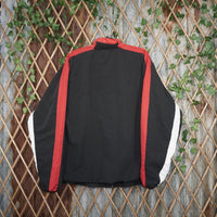 XXL - Vintage Y2K Wilson embroidered logo chest windbreaker - Black - XXL