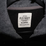 XL - Vintage Y2K Old Navy embroidered patch fell across - Black - XL