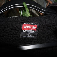 large - Vintage Y2K Wrangler zip heavyweight dickies - Black - L