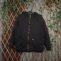 large - Vintage Y2K Wrangler zip heavyweight dickies - Black - L