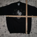 XL - Vintage Y2K Lee siberian husky animal nature wildlife - Black - XL