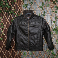 small - Vintage Y2K Hawke & Co tony hawk leather youth - Black - S