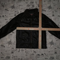 small - Vintage Y2K Hawke & Co tony hawk leather youth - Black - S