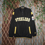large - Vintage Y2K Nfl pittsburgh steelers embroidered - Black - L