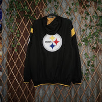 large - Vintage Y2K Nfl pittsburgh steelers embroidered - Black - L