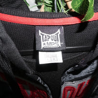 L - Vintage Y2K Tap Out mps grail embroidered graphic across - Black - L