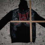 L - Vintage Y2K Tap Out mps grail embroidered graphic across - Black - L