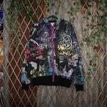 L - Vintage Y2K Artful Dodger jay brand grunge skeleton - Black - L