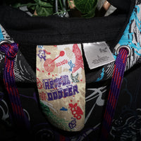 L - Vintage Y2K Artful Dodger jay brand grunge skeleton - Black - L