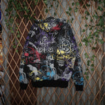 L - Vintage Y2K Artful Dodger jay brand grunge skeleton - Black - L
