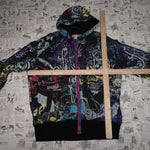 L - Vintage Y2K Artful Dodger jay brand grunge skeleton - Black - L